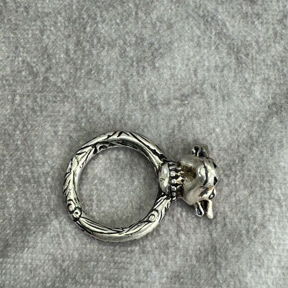 Gucci Anger Forest 925 Silver Bull Ring 6 - Picture 7 of 10